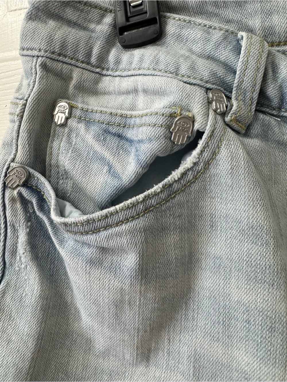 Light Blue Women's Wide Leg Jeans - Classic Flare